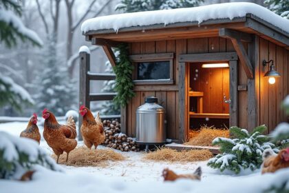 découvrez les accessoires indispensables pour protéger et chauffer votre poulailler en hiver, assurant confort et sécurité à vos poules durant les mois froids.