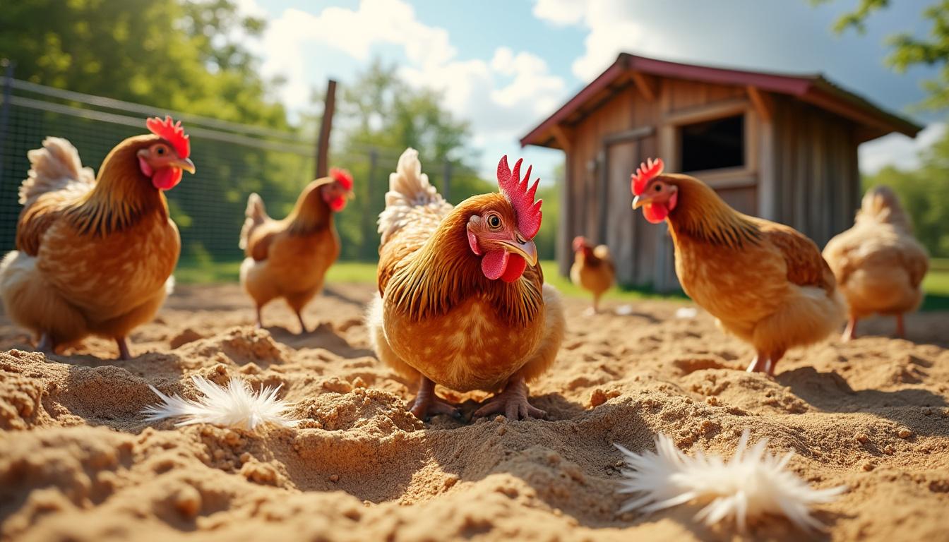 découvrez l'utilité d'un bac à sable pour poules et apprenez comment l'installer facilement pour leur bien-être et leur santé.