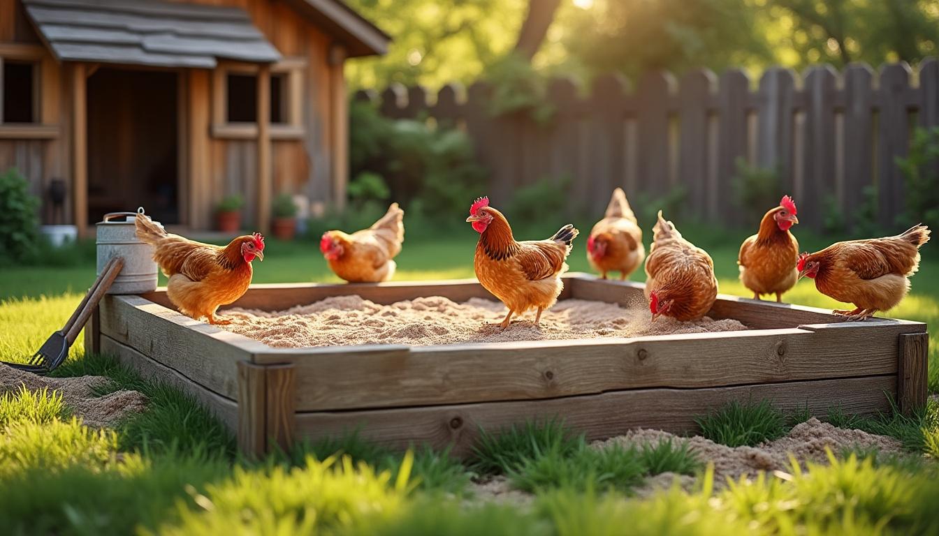 découvrez l'utilité d'un bac à sable pour poules et suivez nos conseils pratiques pour son installation afin d'améliorer le bien-être de vos volailles.