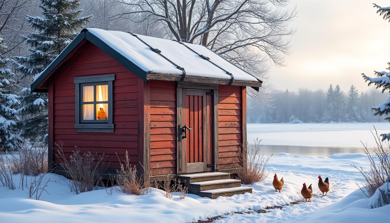 découvrez l'utilité d'une bâche thermique pour poulailler en hiver : protection contre le froid, maintien de la chaleur et confort assuré pour vos poules.