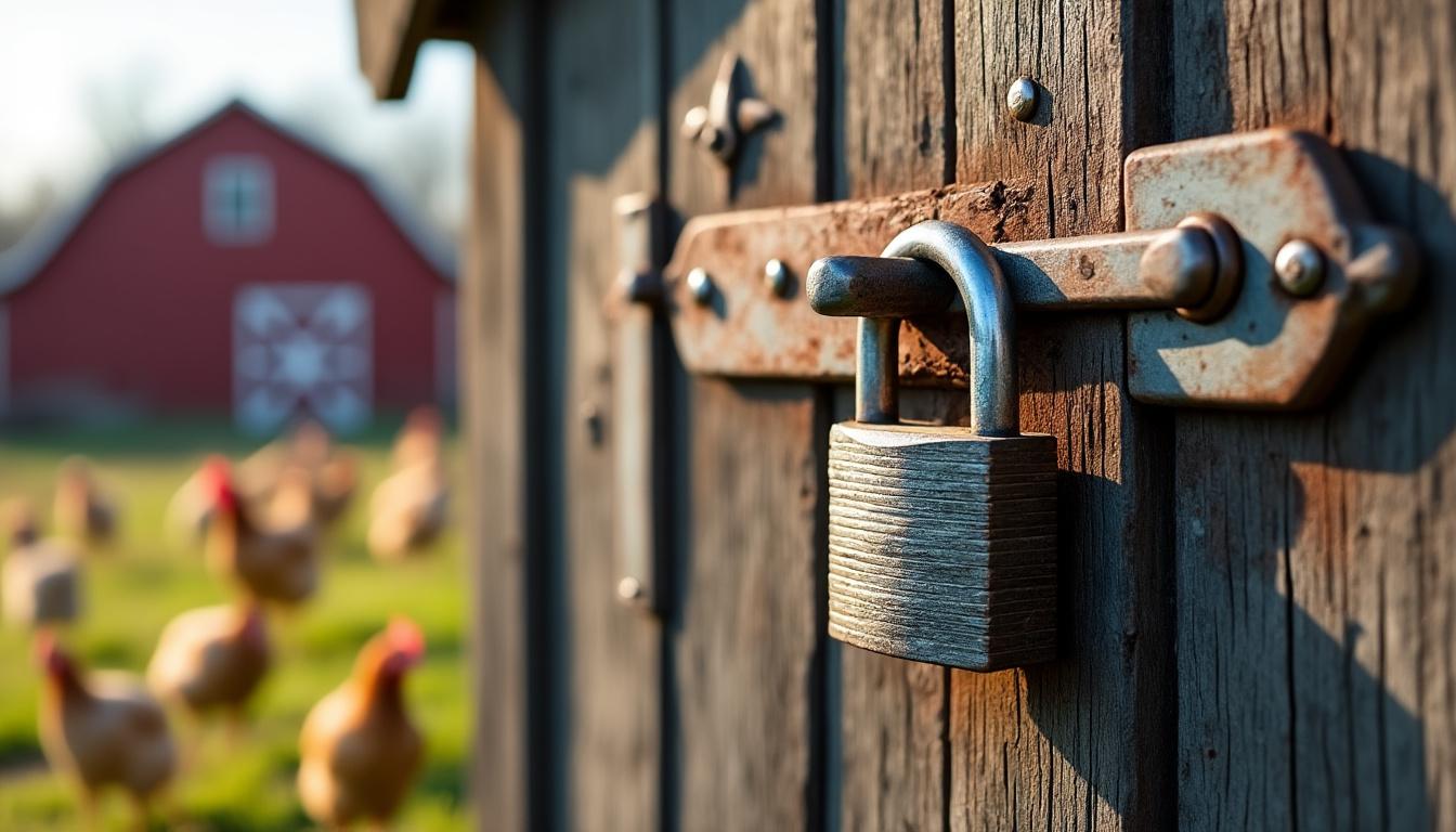 découvrez nos cadenas et serrures spécialement conçus pour poulaillers afin de protéger vos volailles des intrusions et garantir leur sécurité en toute simplicité.