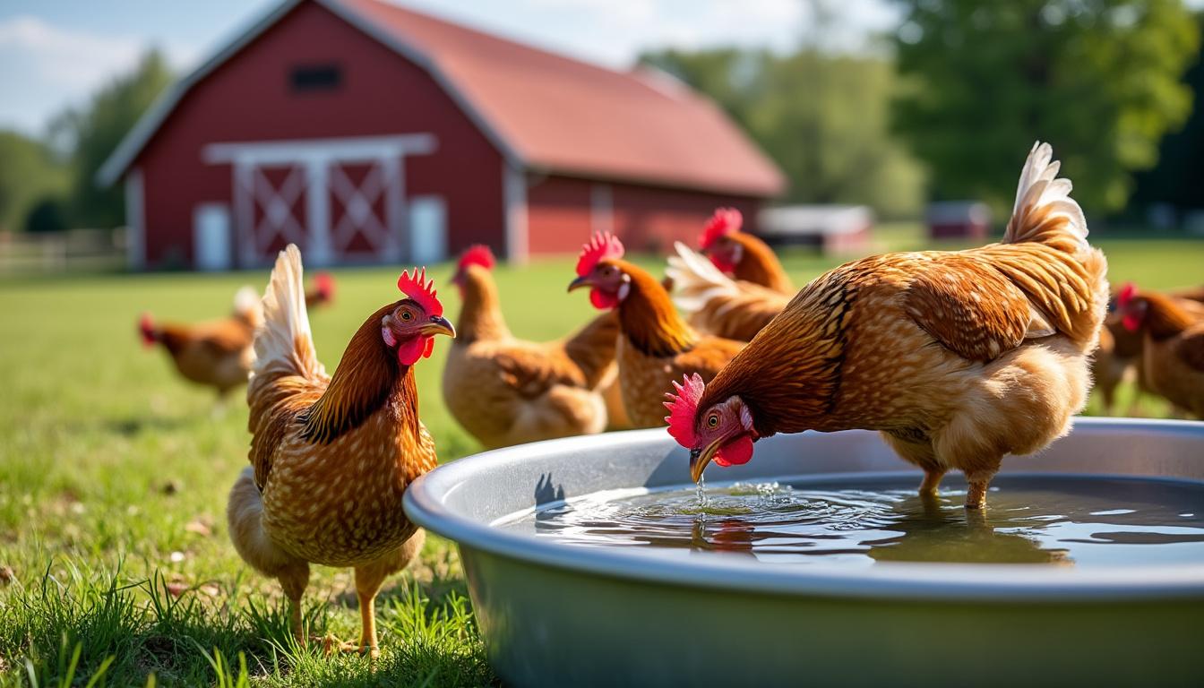 découvrez combien d'eau une poule consomme quotidiennement en 2026 pour assurer sa santé et son bien-être.