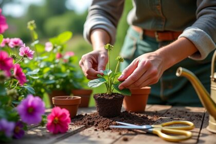 découvrez la méthode anglaise pour bouturer vos géraniums vivaces avec succès cet été [mois] [année] et profitez de magnifiques fleurs toute la saison.