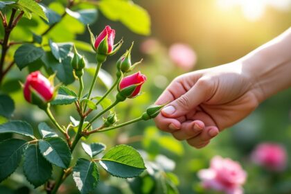 découvrez comment faire refleurir un rosier qui ne fleurit pas en été grâce à nos astuces simples, notamment le pincement des gourmands pour stimuler une floraison abondante.