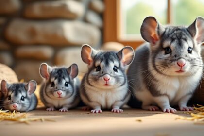 découvrez comment se développe un bébé chinchilla en [annee], de la naissance à l'âge adulte, avec des conseils pour assurer sa croissance et son bien-être.