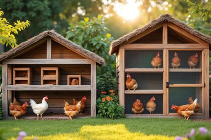découvrez notre comparatif entre poulailler pour 4 poules et poulailler pour 6 poules afin de choisir le modèle idéal selon vos besoins et votre espace.