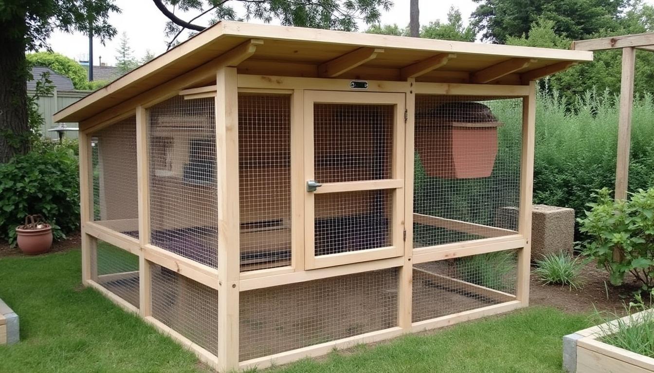 apprenez à construire facilement une volière pour pigeons avec notre plan simple et une liste complète de matériel indispensable.