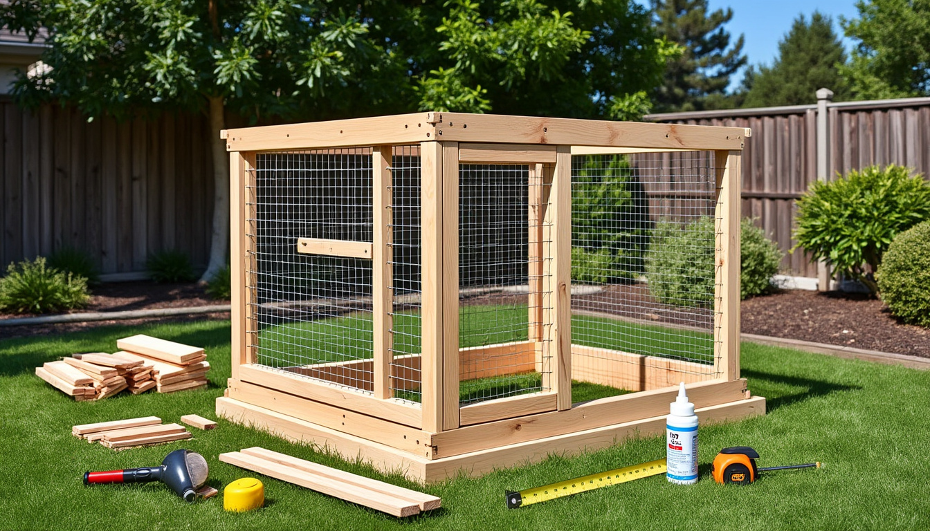 découvrez comment construire facilement une volière pour pigeons avec notre plan simple et une liste complète du matériel nécessaire pour réussir votre projet.