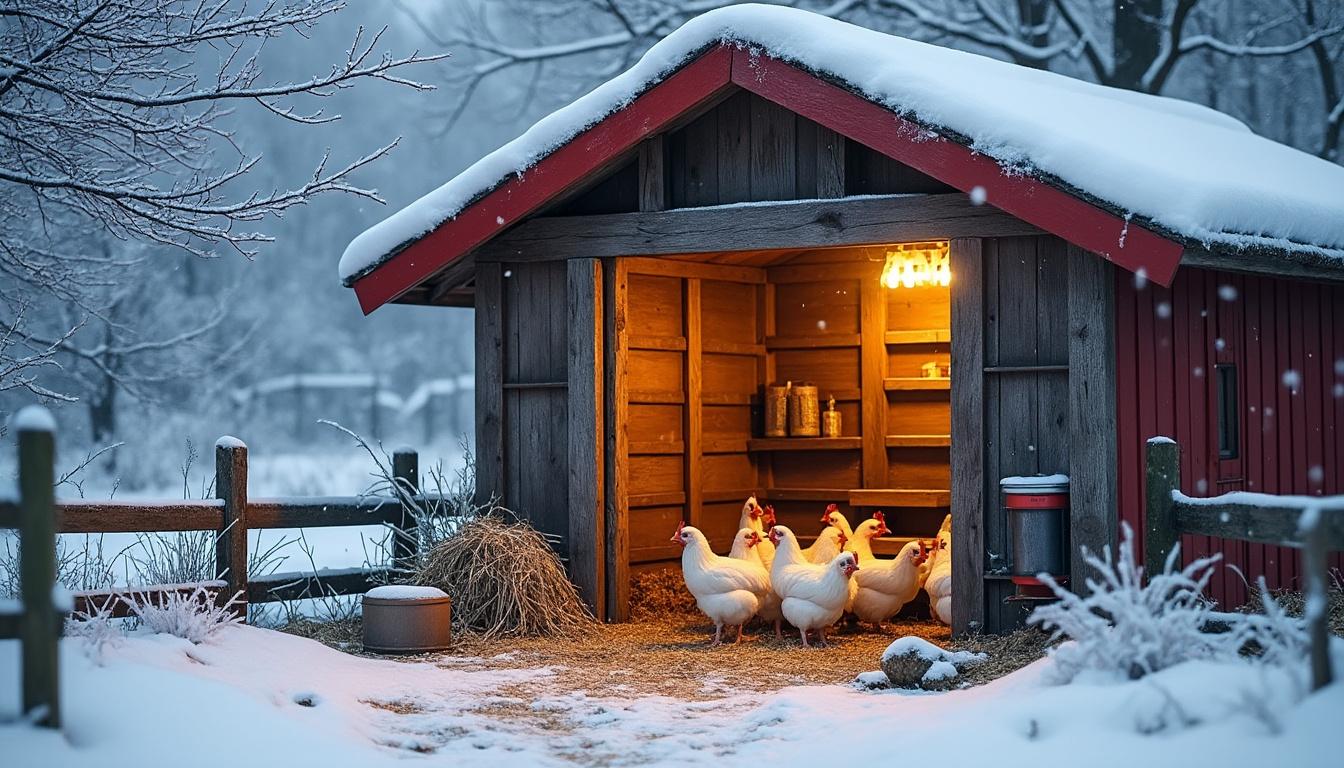 découvrez les erreurs courantes à éviter lors de la couverture hivernale de votre poulailler pour protéger efficacement vos poules du froid.