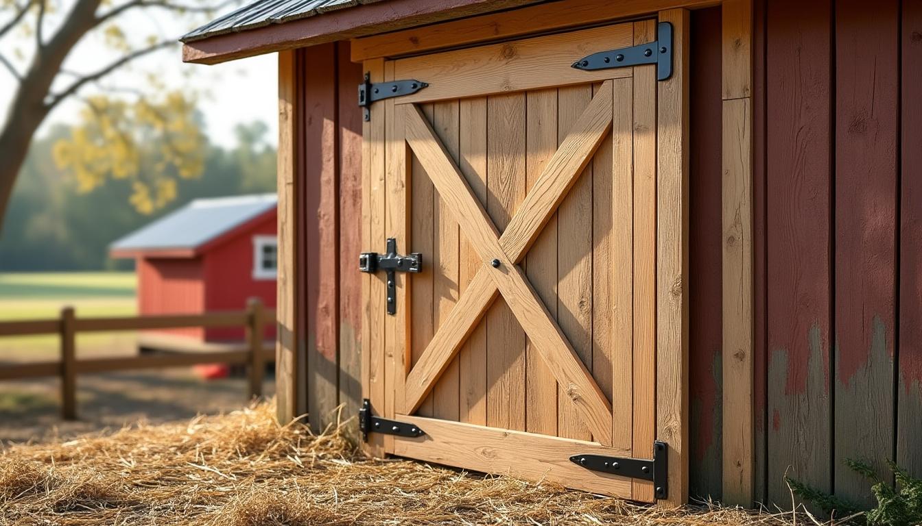 découvrez les dimensions idéales pour une porte de poulailler afin d'assurer confort et sécurité à vos poules tout en facilitant leur accès.