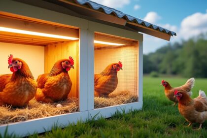 découvrez comment l'éclairage led pour poulailler influence la fréquence et la qualité de la ponte des poules, tout en optimisant leur bien-être et la consommation énergétique.