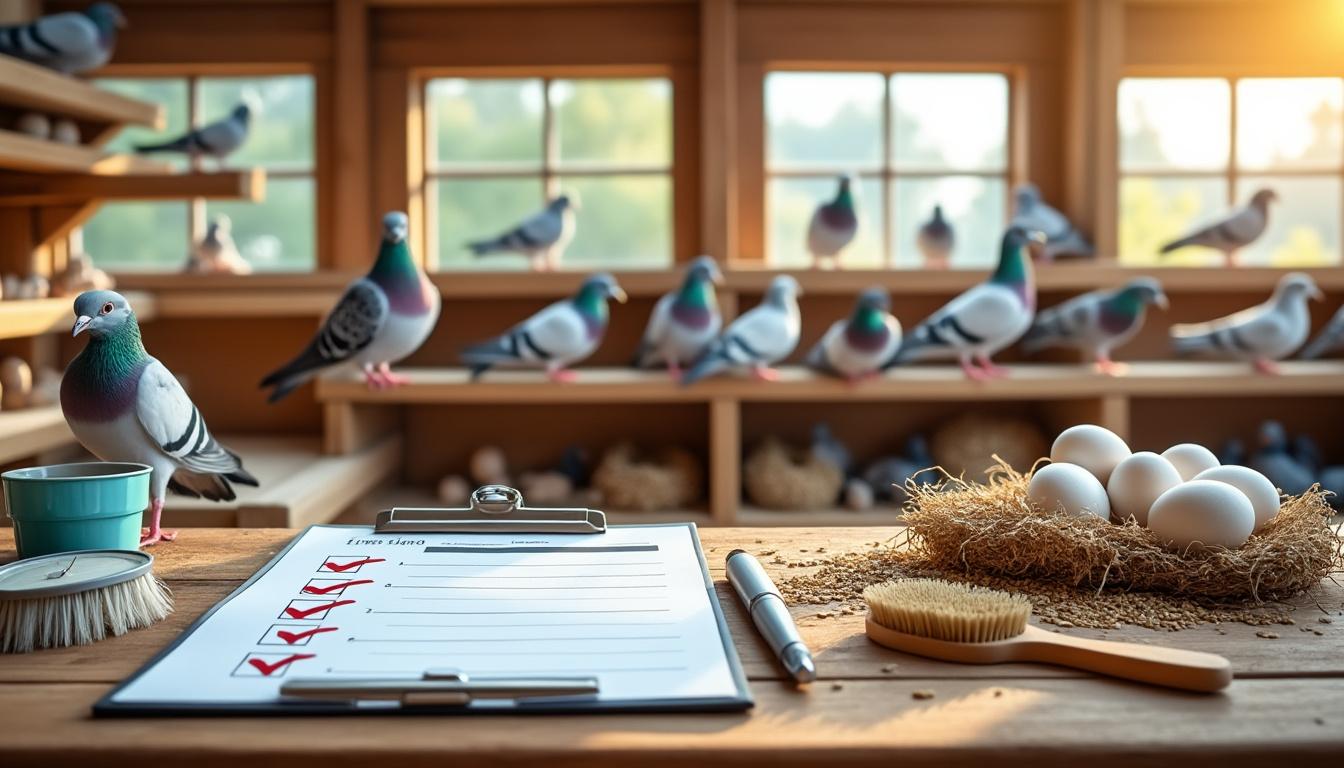 découvrez notre checklist complète pour bien démarrer l'élevage de pigeons, avec tous les conseils essentiels pour assurer leur santé et leur bien-être.