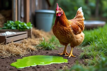 découvrez les causes possibles de la fiente verte chez la poule et apprenez les solutions efficaces pour préserver la santé de vos volailles.