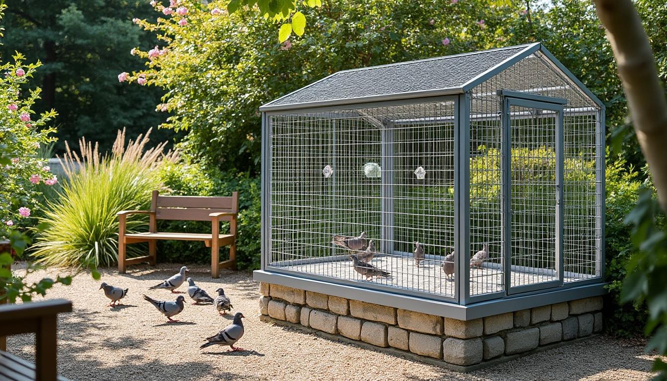 découvrez comment choisir la maille idéale pour un grillage de volière à pigeons, afin d'assurer leur sécurité et leur confort.