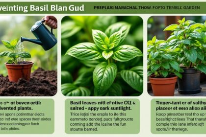 découvrez comment prévenir le basilic qui noircit grâce à notre guide complet : identifiez les 3 principales causes et apprenez leurs solutions efficaces pour un basilic sain et vigoureux.