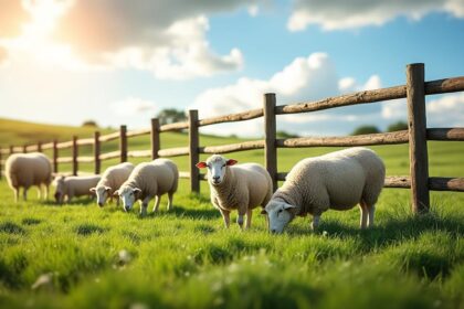 découvrez quelle est la hauteur idéale de clôture pour sécuriser vos moutons efficacement tout en garantissant leur confort.