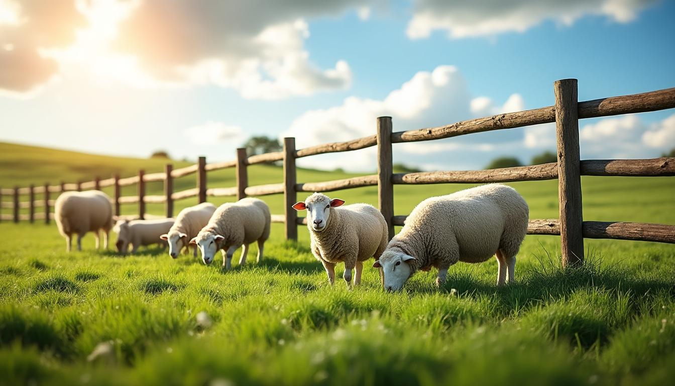 découvrez quelle est la hauteur idéale de clôture pour sécuriser vos moutons efficacement tout en garantissant leur confort.