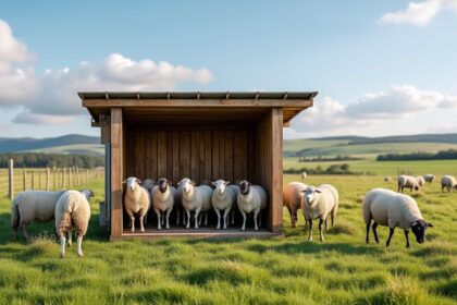 découvrez comment installer un abri pour moutons en choisissant les dimensions adaptées et un emplacement optimal pour assurer leur confort et protection toute l'année.