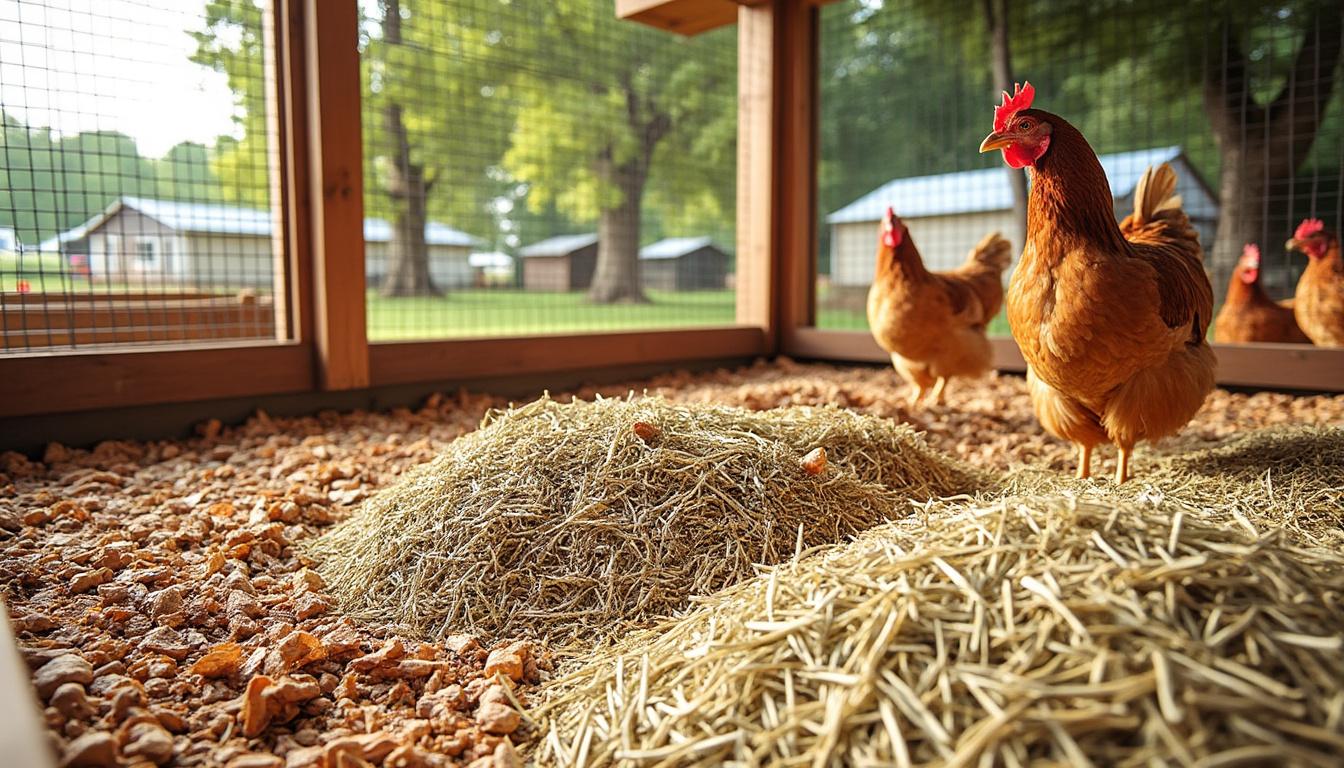 découvrez comment choisir la meilleure litière pour votre poulailler en 2026 : copeaux, paille ou chanvre, guide complet pour un cocon sain et confortable.
