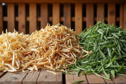 découvrez les meilleures options de litière pour poulailler en [annee] : copeaux, paille ou chanvre, pour un confort optimal et un entretien facile de votre poulailler.