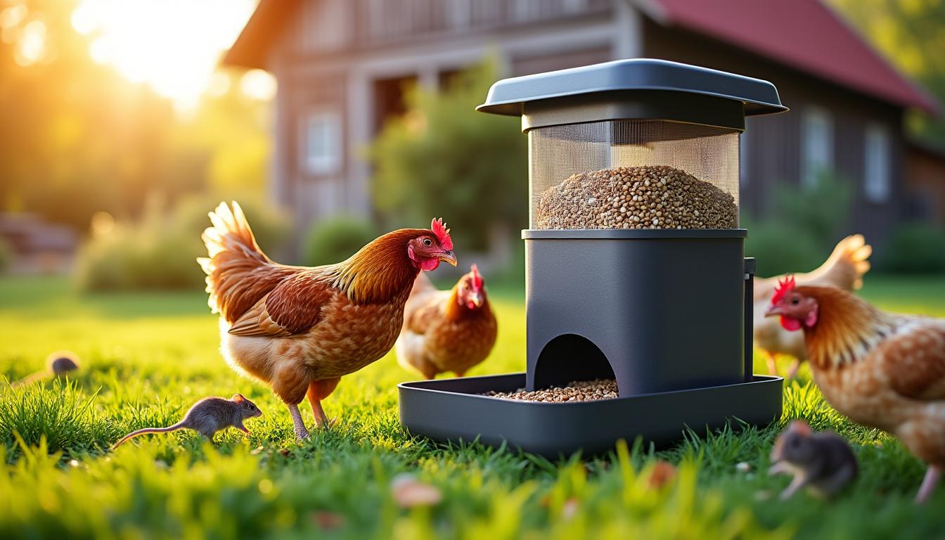 découvrez comment choisir la meilleure mangeoire anti-nuisibles pour vos poules en [annee] et protégez efficacement votre élevage des intrus.