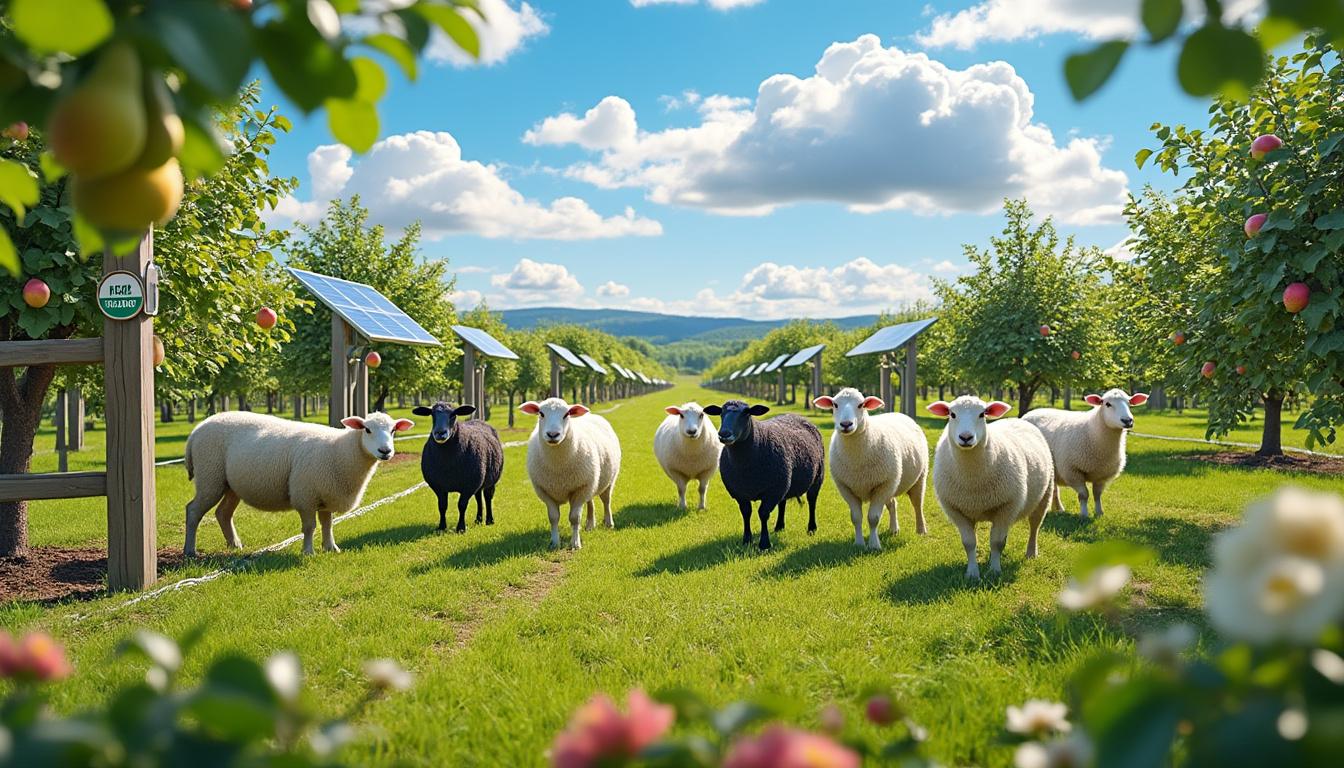 découvrez si l'utilisation de moutons est une solution adaptée pour l'entretien écologique et efficace de votre verger.