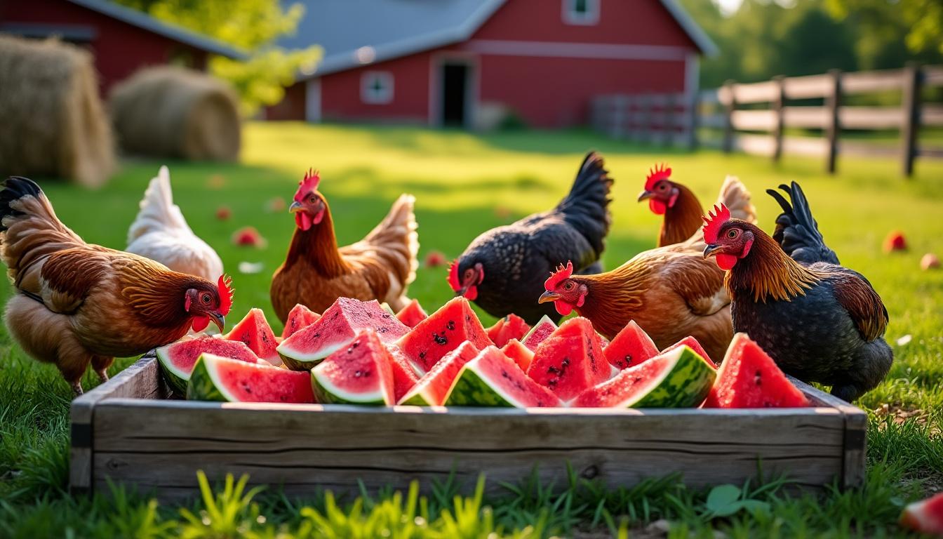 découvrez les bienfaits de la pastèque pour les poules et apprenez quelle quantité leur offrir pour une alimentation saine et équilibrée.