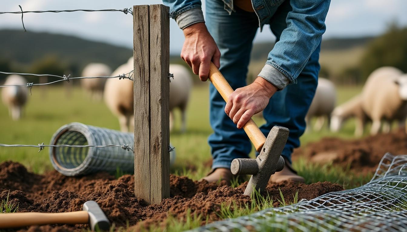 découvrez comment poser une clôture pour moutons : guide complet sur les étapes à suivre et les prix à prévoir pour sécuriser votre enclos.