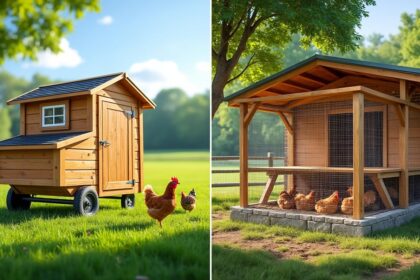 découvrez les avantages et les limites des poulaillers mobiles et fixes pour choisir la meilleure solution adaptée à votre élevage de poules.