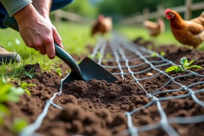 découvrez pourquoi enterrer un grillage de poulailler est essentiel pour protéger vos poules des prédateurs et assurer leur sécurité.