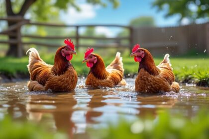 découvrez pourquoi les poules se baignent et comment ce comportement naturel contribue à leur bien-être en [annee]. explications claires et conseils pratiques.