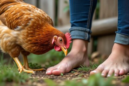 découvrez les raisons pour lesquelles votre poule vous picore les pieds en [année] et comment y remédier pour profiter d'une meilleure cohabitation.