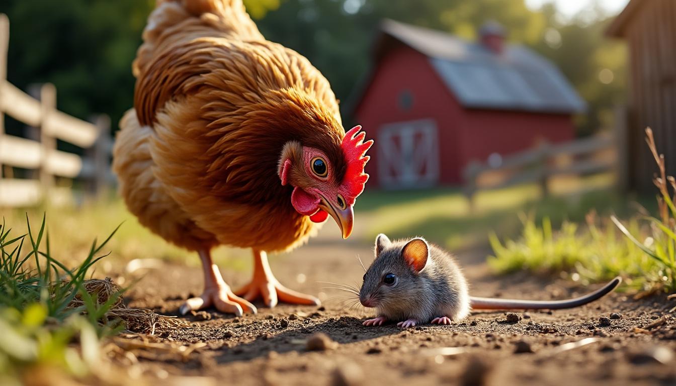 découvrez pourquoi une poule peut manger des souris et apprenez cette explication surprenante sur le comportement alimentaire des poules.