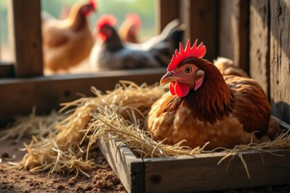découvrez pourquoi une poule reste dans le pondoir, les raisons comportementales et comment assurer son bien-être.