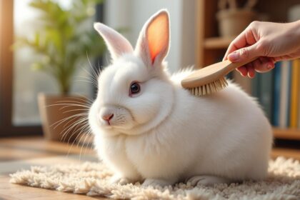 découvrez comment choisir la brosse idéale pour entretenir le pelage soyeux de votre lapin et garder sa fourrure douce et saine.