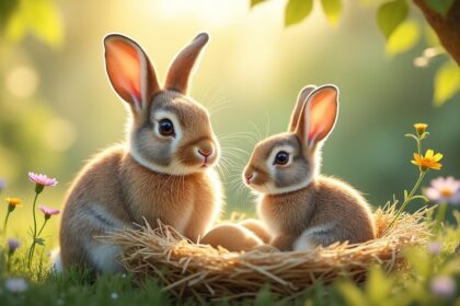 découvrez la durée de gestation chez le lapin actualisée en [mois] [annee] et apprenez tout sur le cycle de reproduction de cet animal.