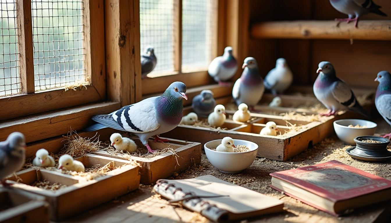découvrez tout le matériel indispensable et les conseils d'organisation pour réussir la reproduction des pigeons avec efficacité et soin.