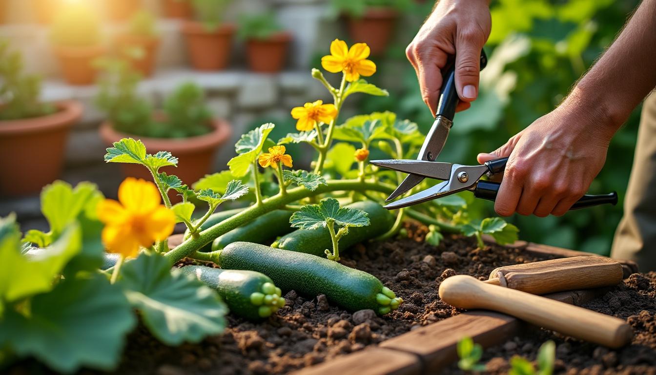 découvrez comment tailler vos courgettes à la manière sicilienne grâce à une méthode naturelle efficace, accompagnée d'un schéma clair, pour surpasser les techniques modernes et optimiser la croissance de vos plantes.