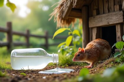 découvrez notre astuce efficace pour éloigner les rats de votre poulailler en utilisant du vinaigre blanc, une solution naturelle et économique pour protéger vos poules.