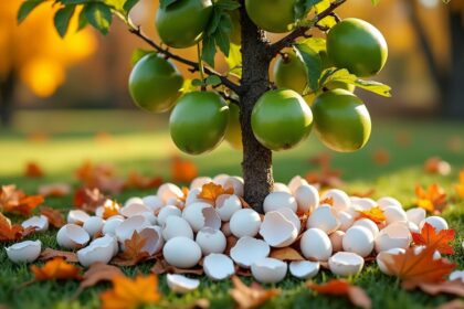 découvrez comment utiliser des coquilles d'œuf pour protéger vos arbres fruitiers des parasites d'automne et favoriser une culture saine et naturelle.