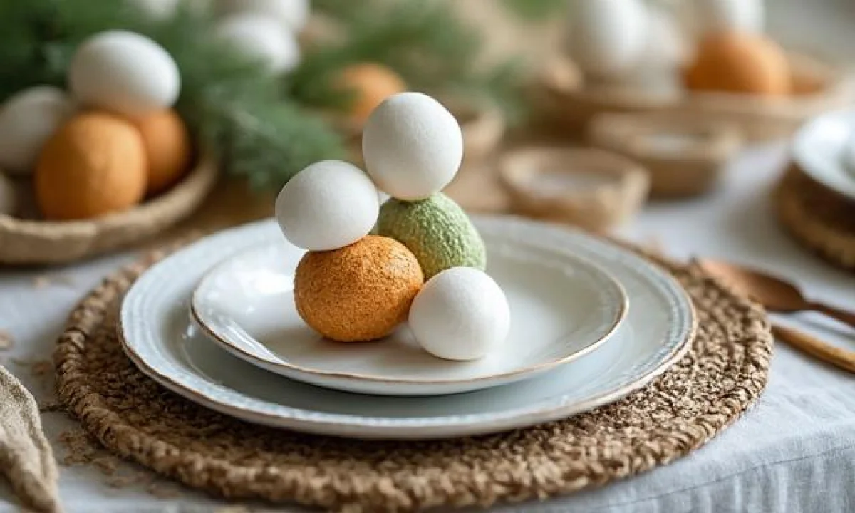 Idées originales pour la décoration de table à Pâques 2026