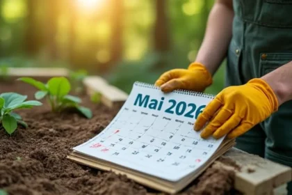Mai 2026 : calendrier lunaire et travaux au jardin