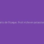 Bienfaits de l’icaque, fruit riche en potassium : découvrez ses propriétés