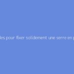 Méthodes pour fixer solidement une serre en polycarbonate au sol