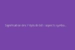 Signification des 7 épis de blé : aspects symboliques et traditionnels
