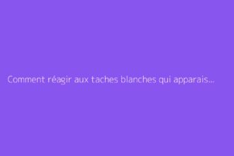 Comment réagir aux taches blanches qui apparaissent sur les framboises